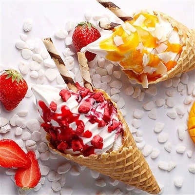 Mango Ice Cream Premix pou distribitè Afriken yo